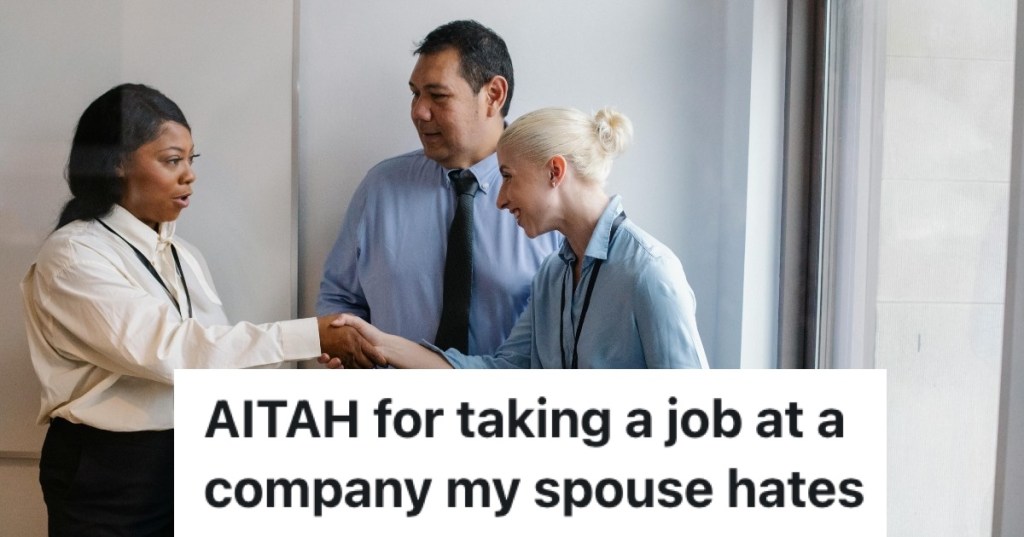woman at a job interview