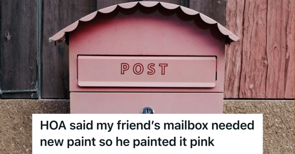 pink mailbox