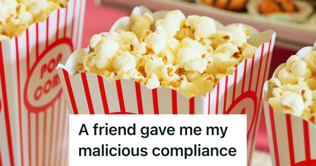 popcorn containers lined up