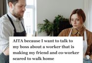 Restaurant Employee Discovered His Friend Was Afraid To Return To Work After Getting Involved With A Problematic Coworker, So He Debated Breaking Her Trust And Alerting The Boss