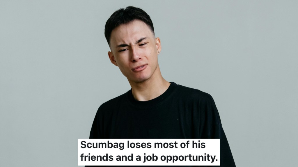 annoyed young man