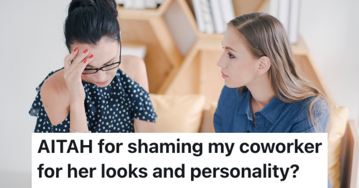 two women talking to each other