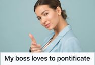 Employee’s Boss Constantly Brags And Dominates Conversations At Work, So When The Boss Started Using The Word “Pontificate” Incorrectly, The Employee Quietly Let Her Embarrass Herself