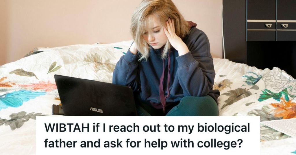 stressed teenager sitting at her computer