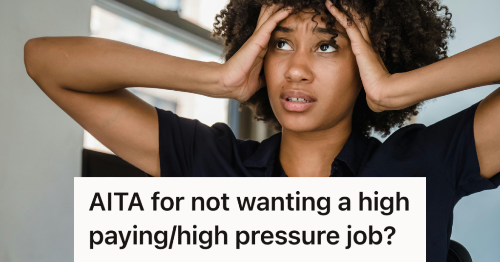 stressed woman with hand over head