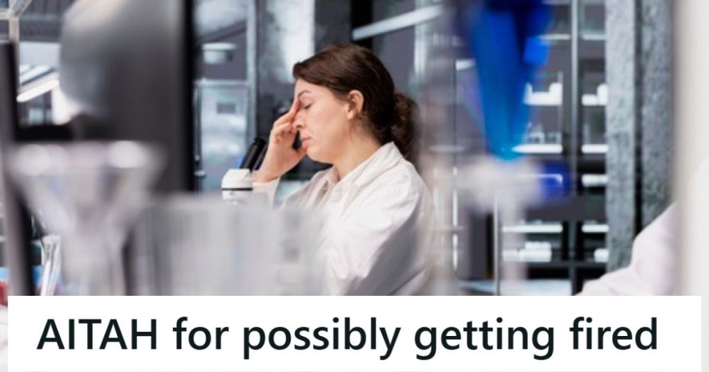 Stressed pharmacy worker