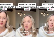 An American Mom Living In Italy Compared Kids’ School Lunches Between The Two Countries