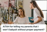 Teenager Asked Her Parents To Pay Her Money Instead Of Iced Coffee For Babysitting Six Siblings, And They Threatened To Cancel Christmas When She Refused To Comply