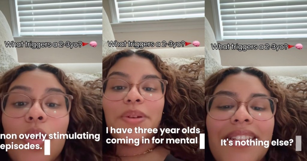 woman talking about therapy