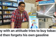 A Customer Got So Annoyed With A Gas Station Worker That He Forgot To Pay For His Gas