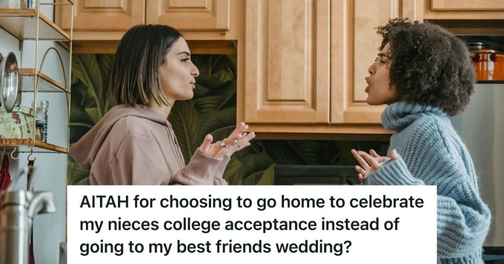 two women arguing in kitchen