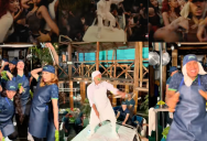 Workers Recreated Bad Bunny’s Super Bowl Halftime Show In Their Restaurant