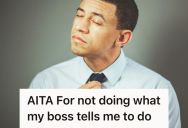 Employee Refused To Pressure Vendors For Discounts Every Time His Boss Sent Him On Supply Runs, So The Boss Started Threatening To Give The Job To Someone Else