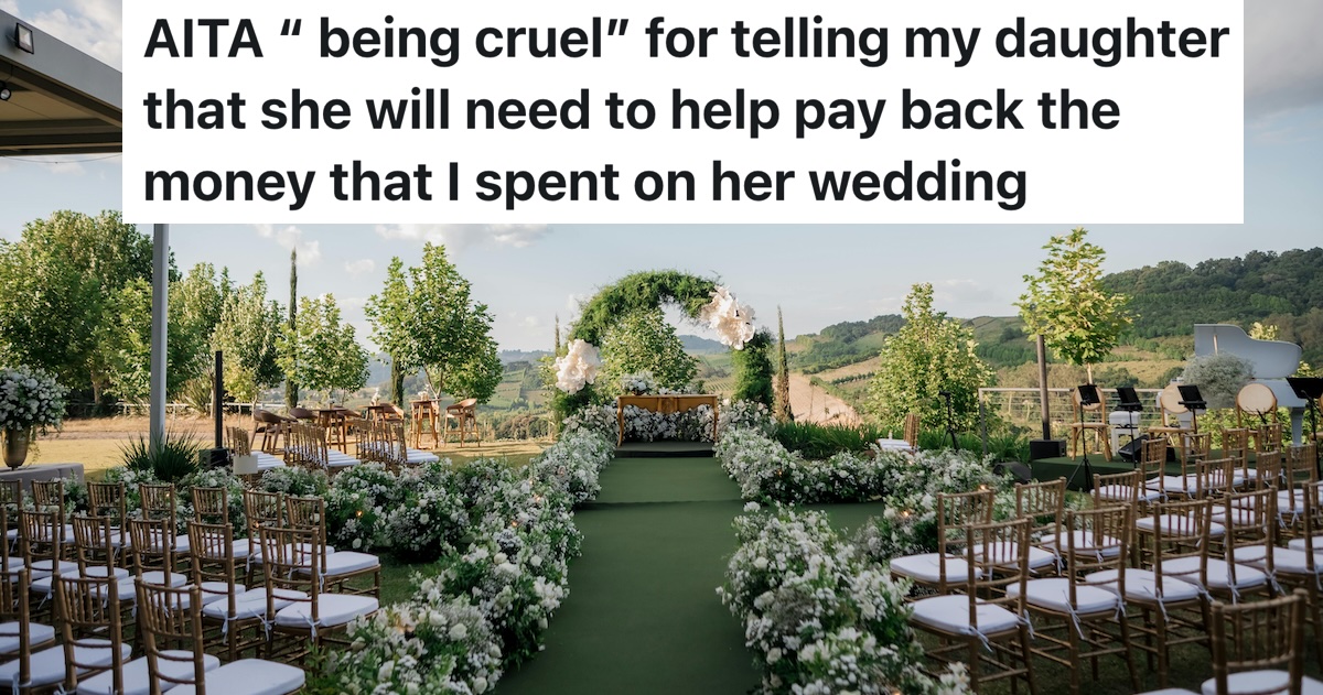 outdoor wedding reception set up