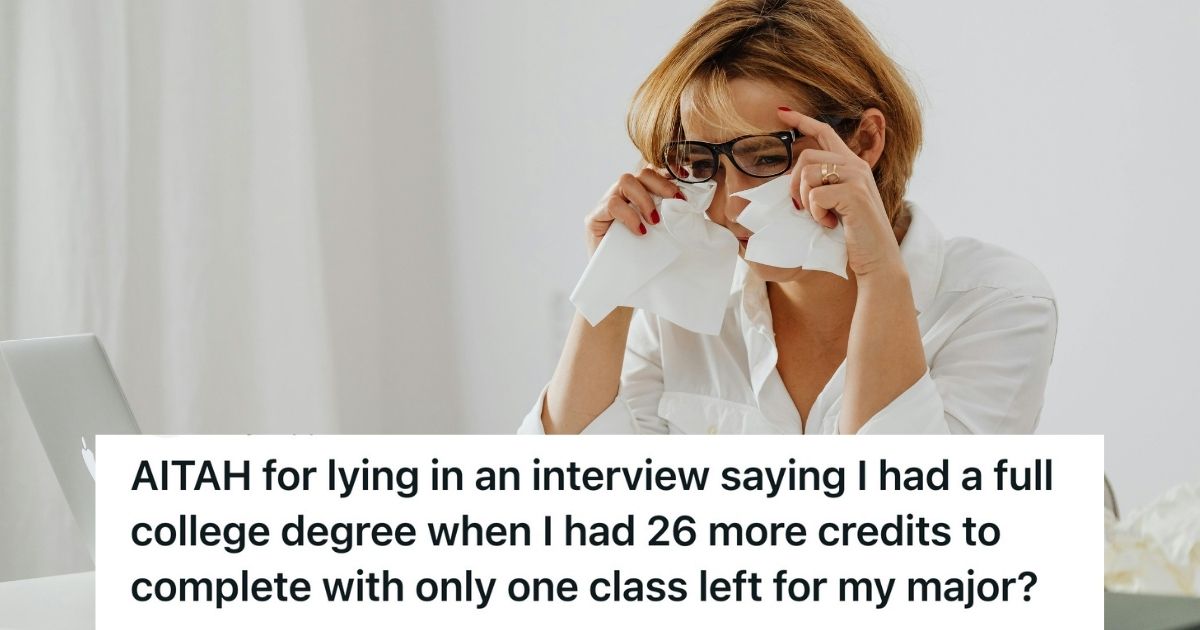 woman crying at her desk