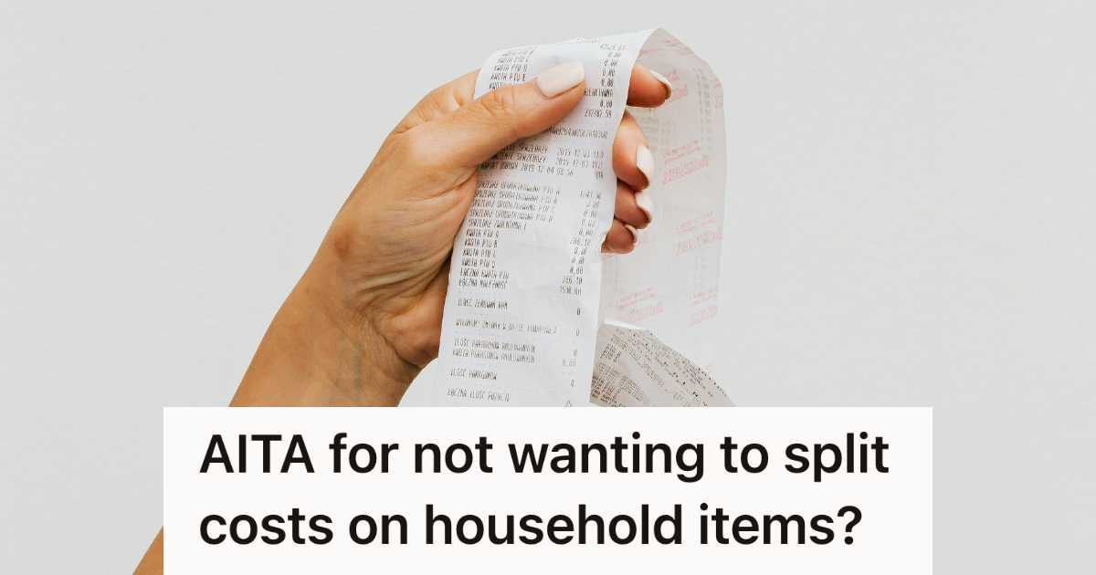 woman holding a long receipt