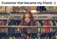 Cashier Helped A Customer Navigate A Frustrating Two-Day Billing Ordeal, So The Customer Returned Days Later To Thank Her, Forging An Unlikely Friendship