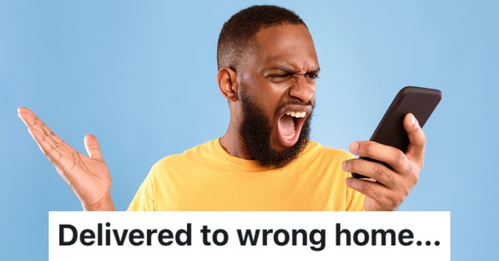 man looking at his phone