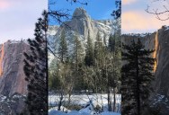 A Tourist Witnessed The Rare Firefall Phenomenon In Yosemite National Park