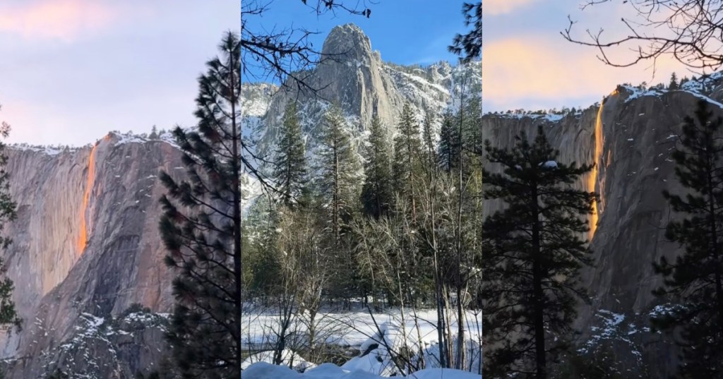 yosemite park in winter