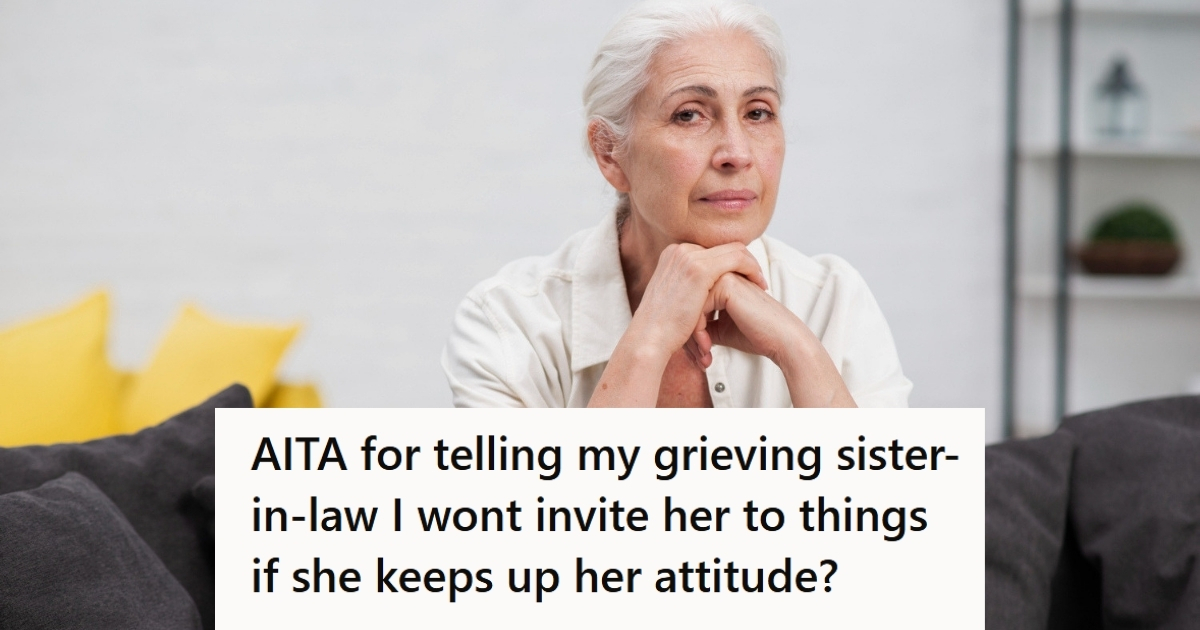 Older woman thinking