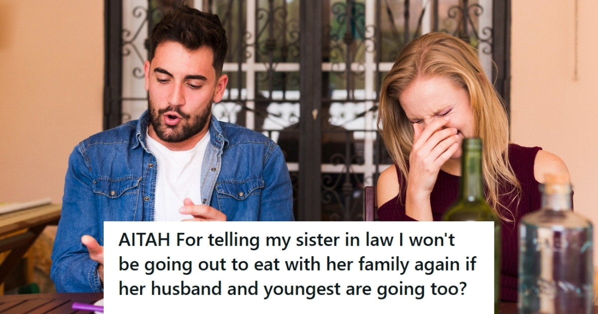 Couple eating at restaurant