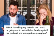 Woman Went Out For Dinner With Her In-Laws, But After Having A Taste Of Their Terrible Table Manners, She Decided It Was Enough