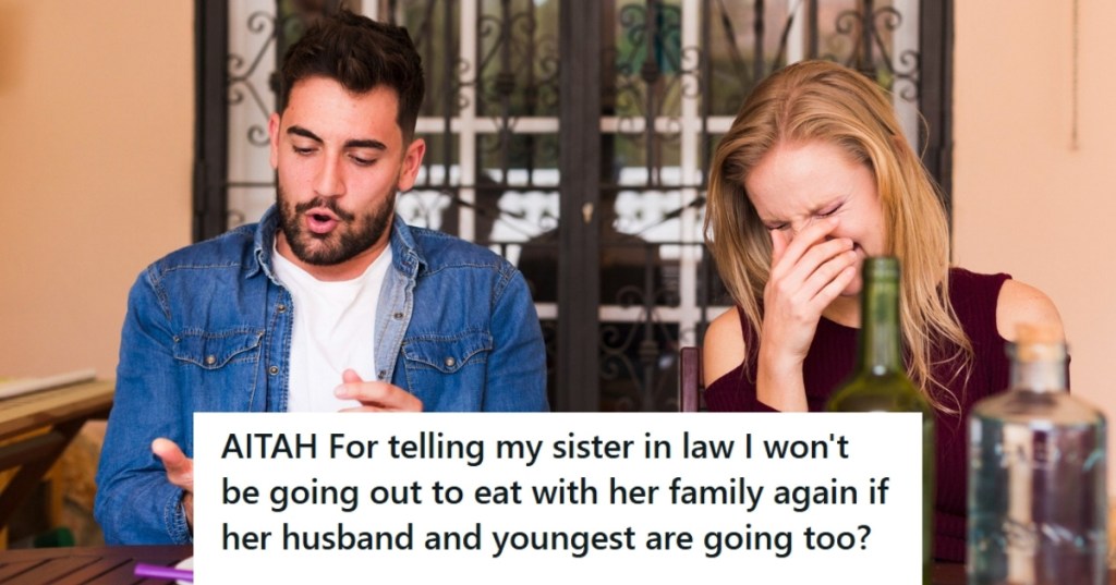 Couple eating at restaurant