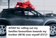 Young Woman Argues That Her Brother Always Gets Financial Help And Gifts From Their Parents, But They Are Always Short On Money For Her