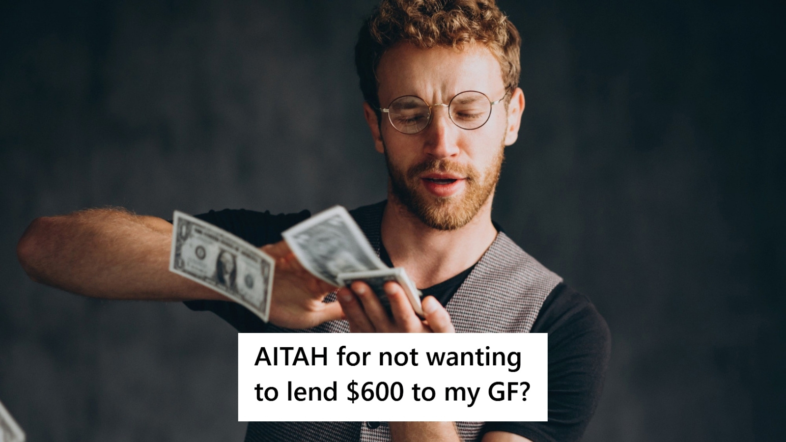 Man throwing money