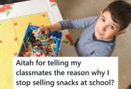 One Student Was Selling Candy And Snacks At School Until Another Student Snitched On Her And Got Her In Trouble, So The One Who Was Selling Stopped And Told Everyone Why