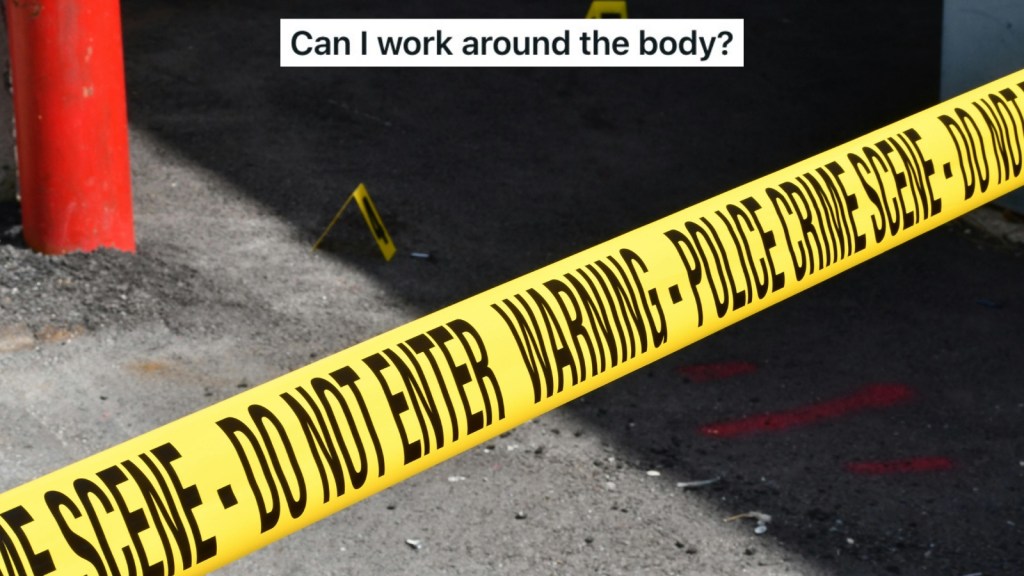 Police crime scene tape