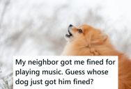 His Neighbors Complained To The HOA About His Music And Got Him A Fine, So He Made Their Dog Bark, Causing Them To Get A Fine Too