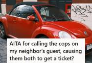 Man Calls The Cops On An Out-Of-State Car Parked By A Fire Hydrant After It Sits There For Days, But His Neighbor Gets A Ticket And Blames Him For It