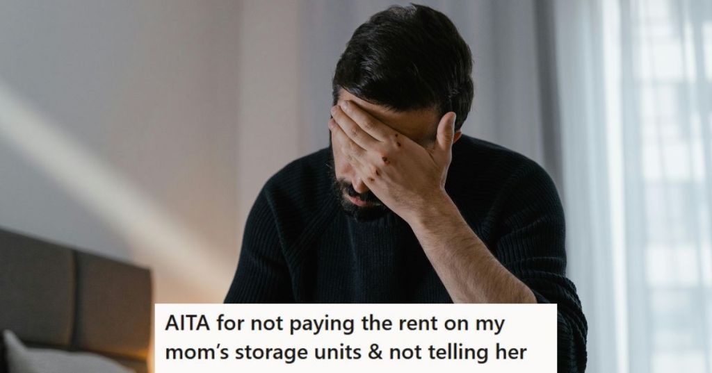 sad man in black sweater