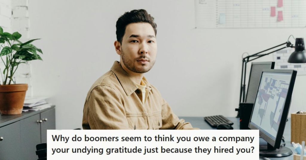 man in brown shirt at work