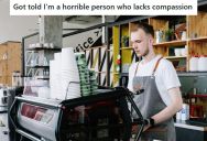 Customer Carried An Injured Bird Inside A Cafe, But Got Upset When The Employee Told Her To Wait Outside