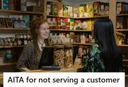 Cashier Agrees To Help A Customer With A Few Items Right Before Closing, But When She Sees That Their Cart Is Full, She Walks Away And Refuses To Serve Them