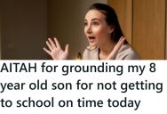 Mom Overslept And When Her Son Woke Up For School, He Played Video Games Instead Of Waking Her Or Getting Ready, So She Grounded Him