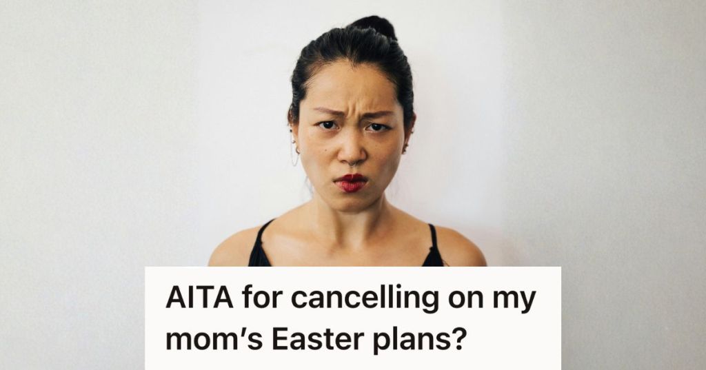 angry woman in black shirt scowling