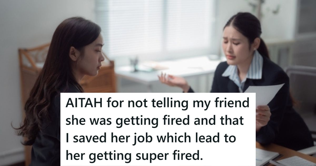 Upset employee being fired