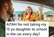 Dad Is Making His Daughter Walk 25 Minutes To School Most Days, And She Is Upset That He Won’t Drive Her Even Though He Could