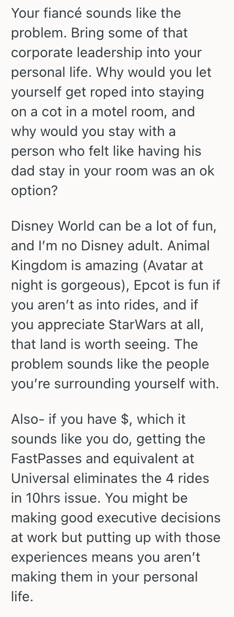 Screenshot 2026 04 07 at 5.25.50 PM Her Fiances Family Is Trying to Strongarm Her Into Going To Disney, But The Magic Is Totally Lost On Her