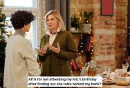 Woman Learned That Her Mother-In-Law Was Speaking Negatively About Her, So She Told Her Partner About It And They Both Skipped MIL’s Birthday