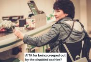Shopper Gave A Friendly Grocery Store Cashier Her Number Thinking It Was Harmless, But He Keeps Approaching Her Asking For Hugs And Telling Her To Text Him