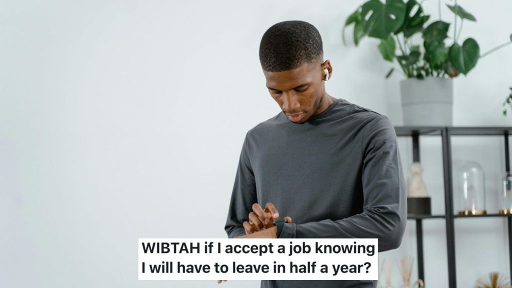 man checking his watch