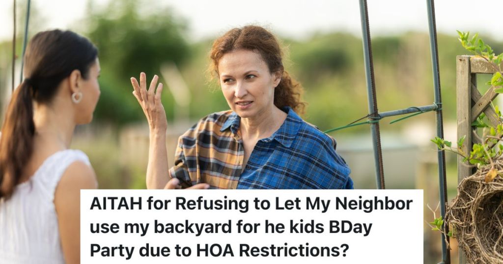 two female neighbors arguing