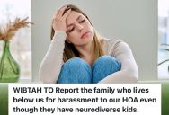 Family With Neurodiverse Kids Constantly Complain About The Neighbors Being Too Loud, So The Neighbors Are Thinking About Reporting The Family To The HOA