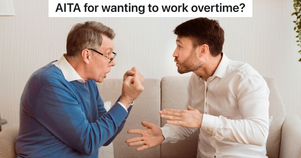 father arguing with adult son