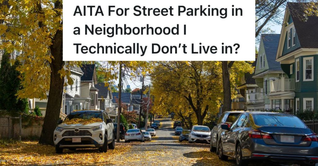cars parked on a neighborhood street in the fall